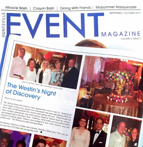 Event Magazine featuring Metropolitan Disc Jockey DJ Huntsville 