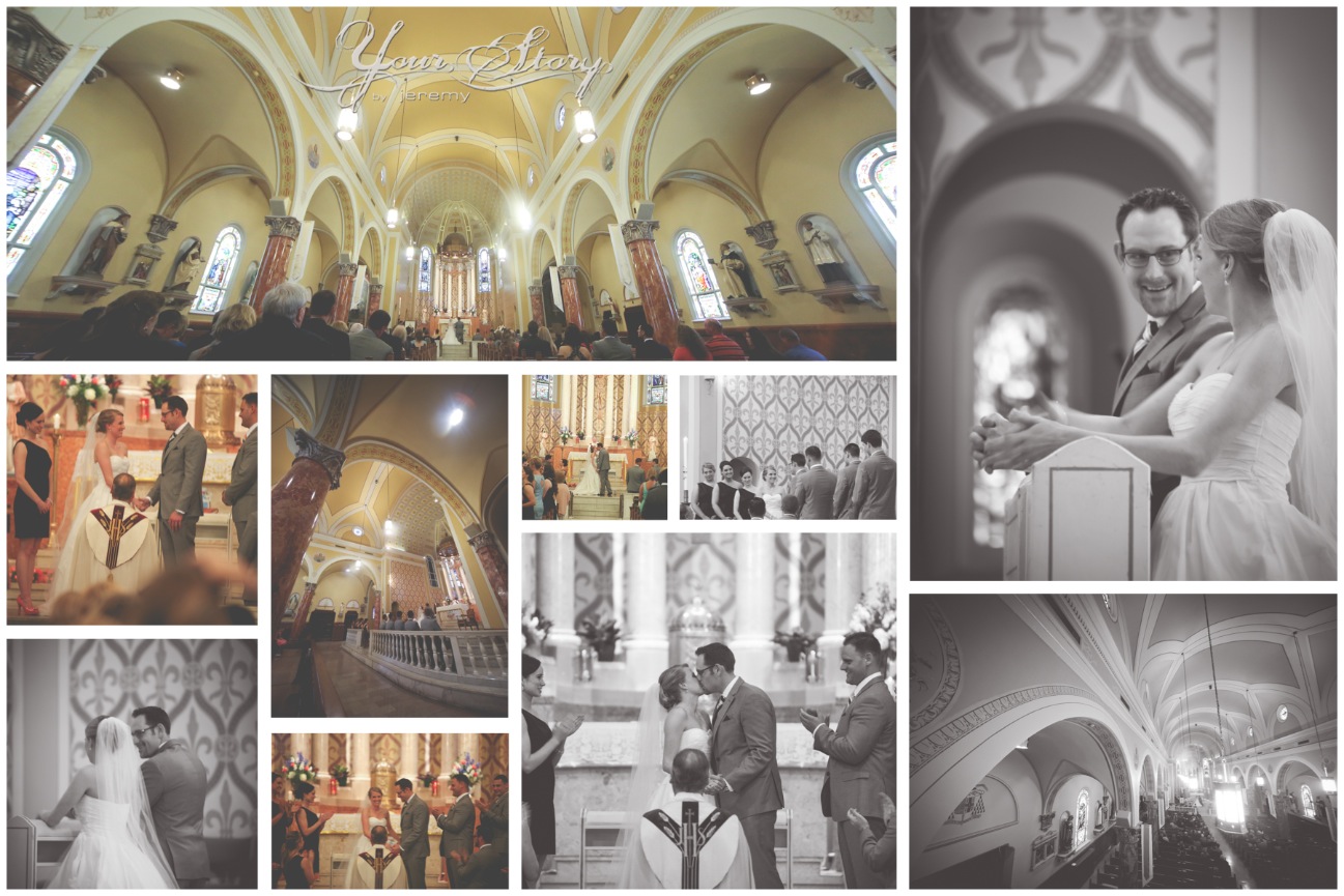 Kathryn + Mike at the Shrine of St. Joseph and Palladium