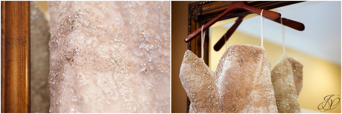 bridal gown details