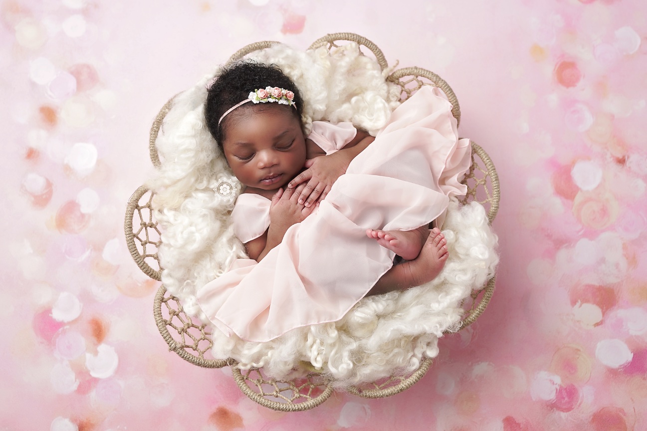 Adorable Sutton Rose - Lawrenceville Newborn Baby Photographer 