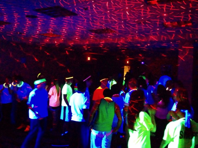 Black Light Blacklight Party Huntsville Alabama Metropolitan DJ Disc Jockey