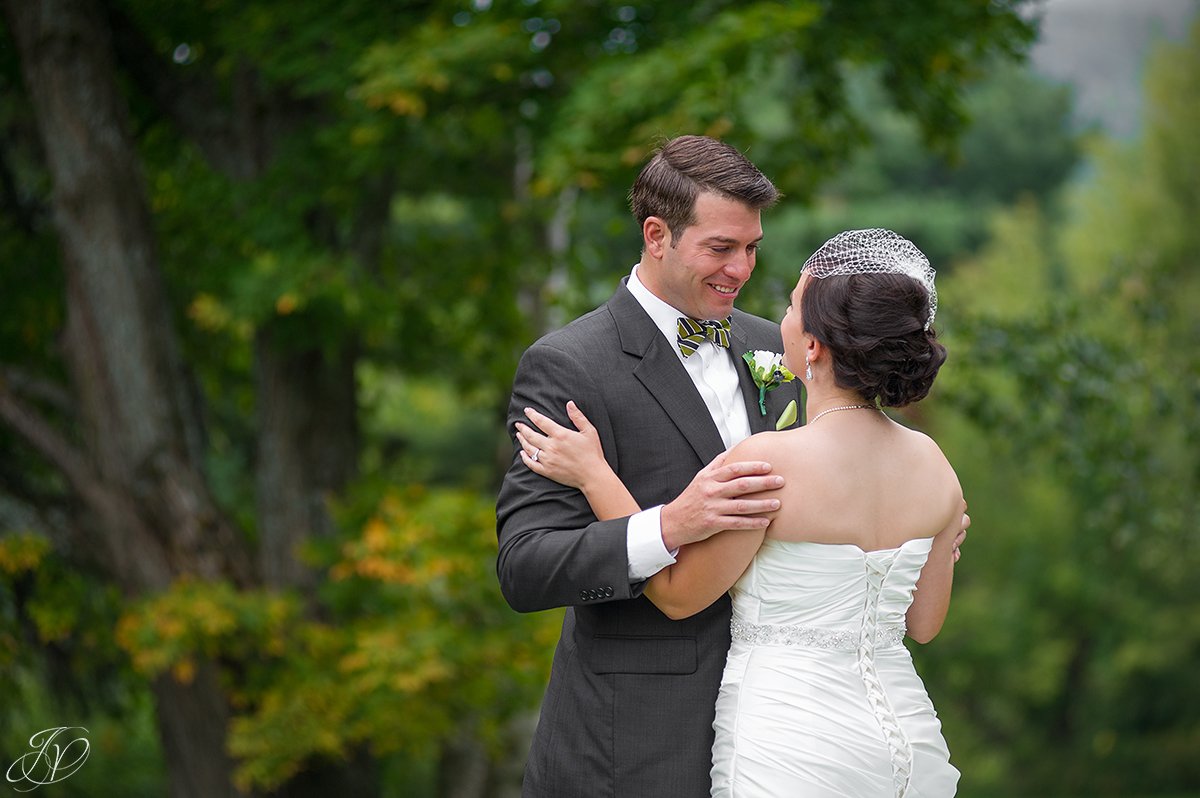 amazing first look moment between bride and groom