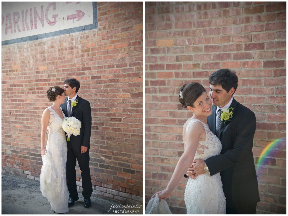 Fun wedding photo, wedding ceremony, bride and groom photo, albany wedding photographer
