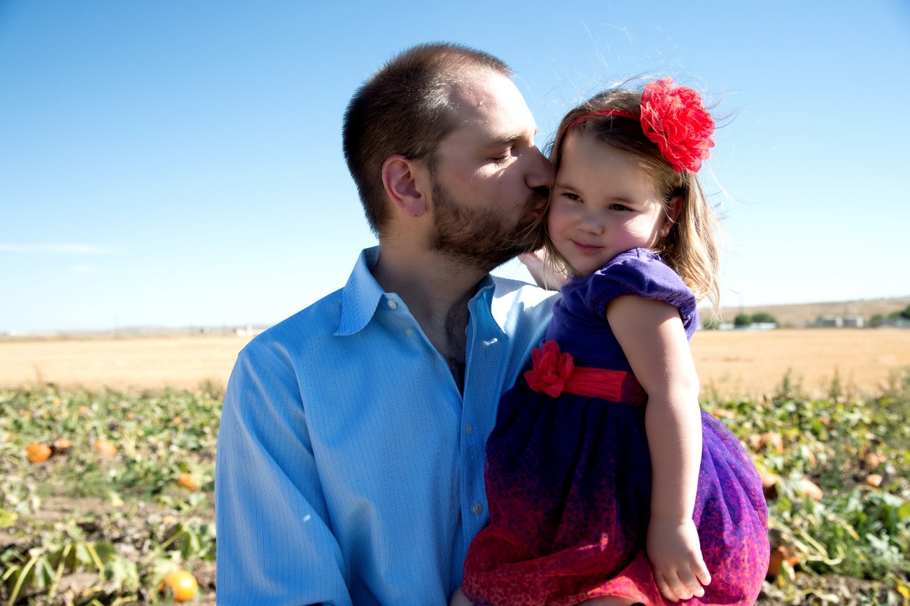 Pfaff Family Portraits in a pumpkin patch