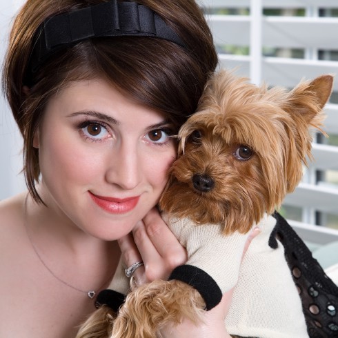 Melanie Paxson and her dog Owen.