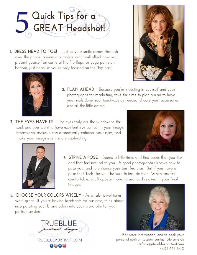 5 Tips To A Great Headshot