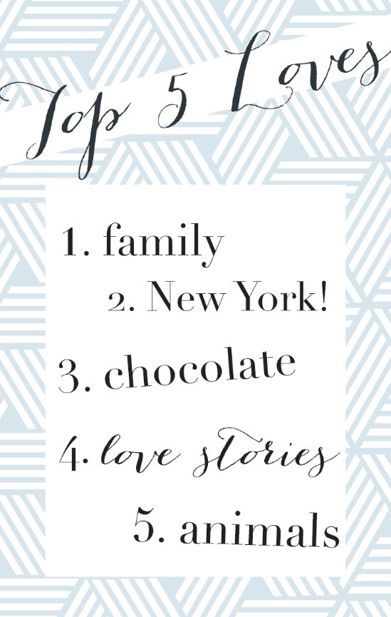 Top 5 Loves