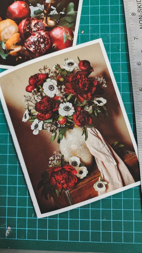 Art Card Set - Holiday Season Florals