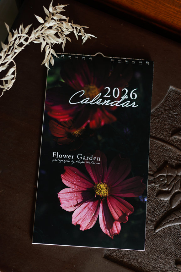 2026 Calendar - Flower Garden