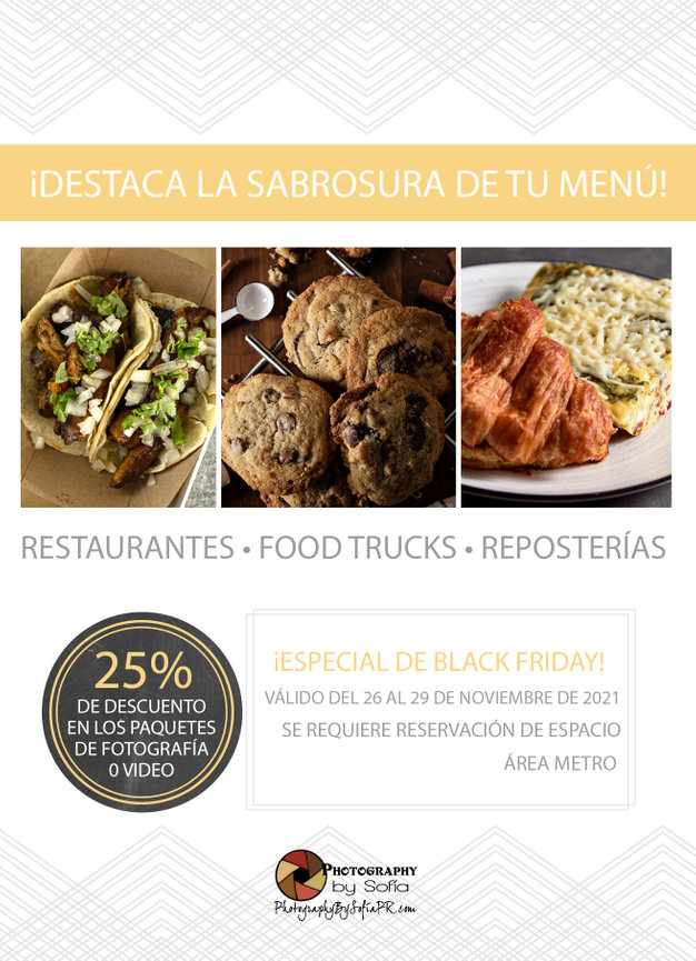 Destaca la sobrosura de tu Menú...sin complicaciones