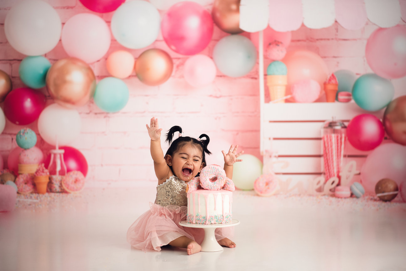 M's 4th Of July Cake Smash With Beth Galligan Boston First Birthday Photographer