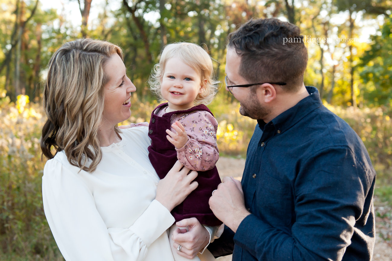 fall family photos in winnetka