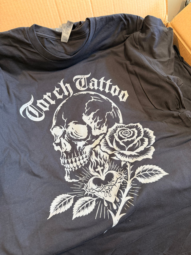 Torch Tattoo T-Shirt