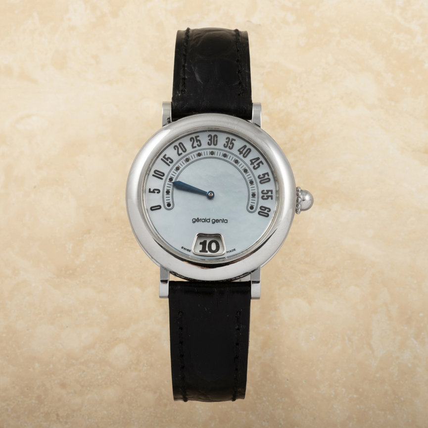 Gerald Genta Retro G3614 Blue MOP Dial 2000