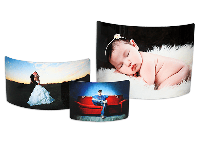 5x7 Curved Metallic Frame