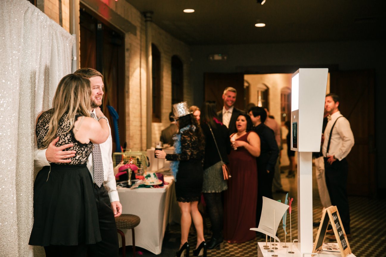 Wedding photo booth and dj rental