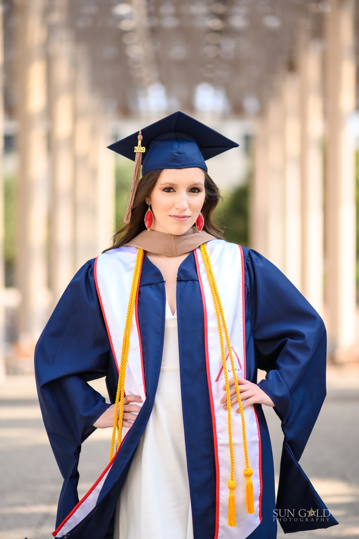 Katelyn's Graduation Portrait Session at UTSA Campus - Sun Gold Photography