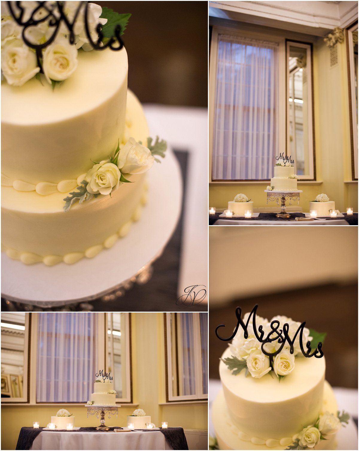 wedding cake details canfield casino ballroom