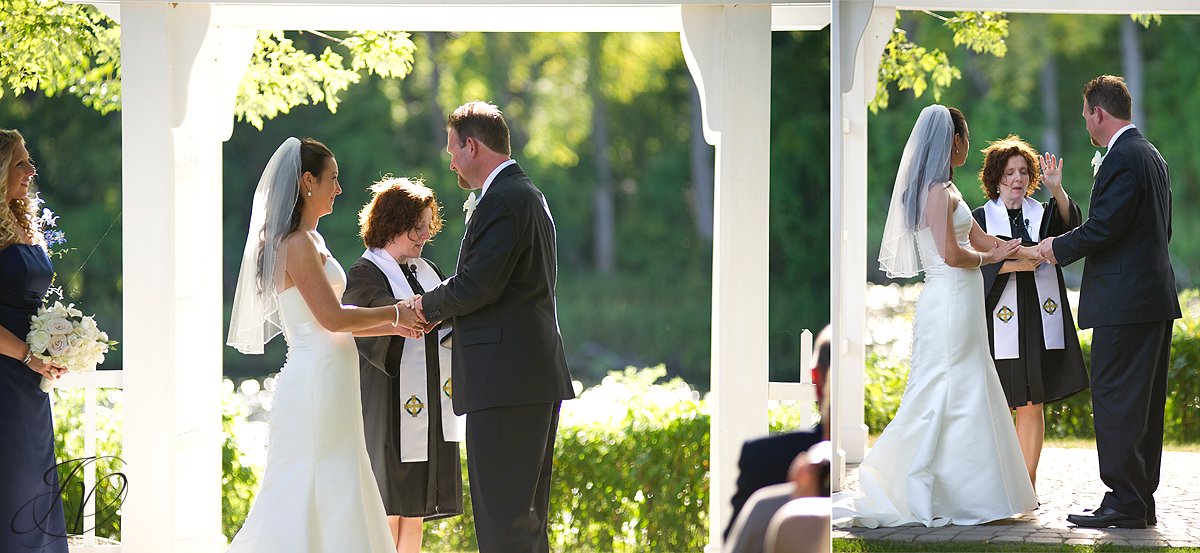 wedding ceremony photo, riverstone manor, schenectady wedding photographer