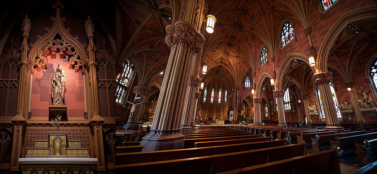 interior of The Cathedral of the Immaculate Conception