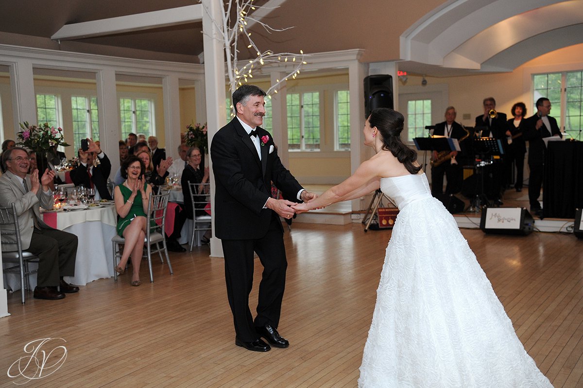 bride with father first dance photos, bride and father dancing photo, wedding reception photos, albany wedding photos