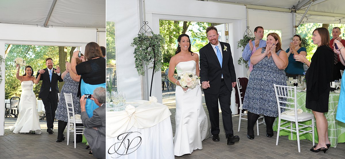 announcing the bride and groom, riverstone manor, reception detail photo, schenectady wedding photographer