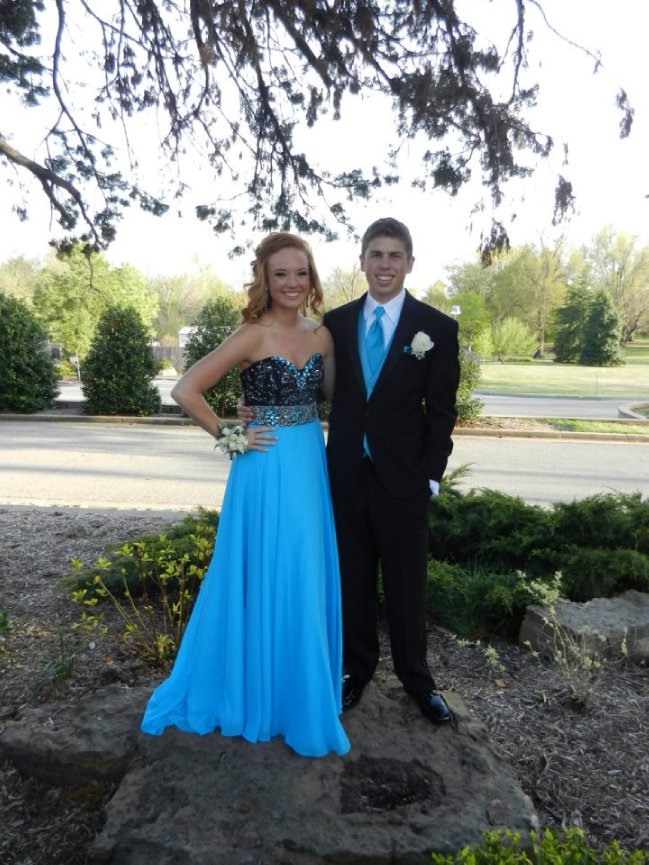 strapless open back dress Dark blue satin sequin long prom dress dark blue evening dress – dresstby