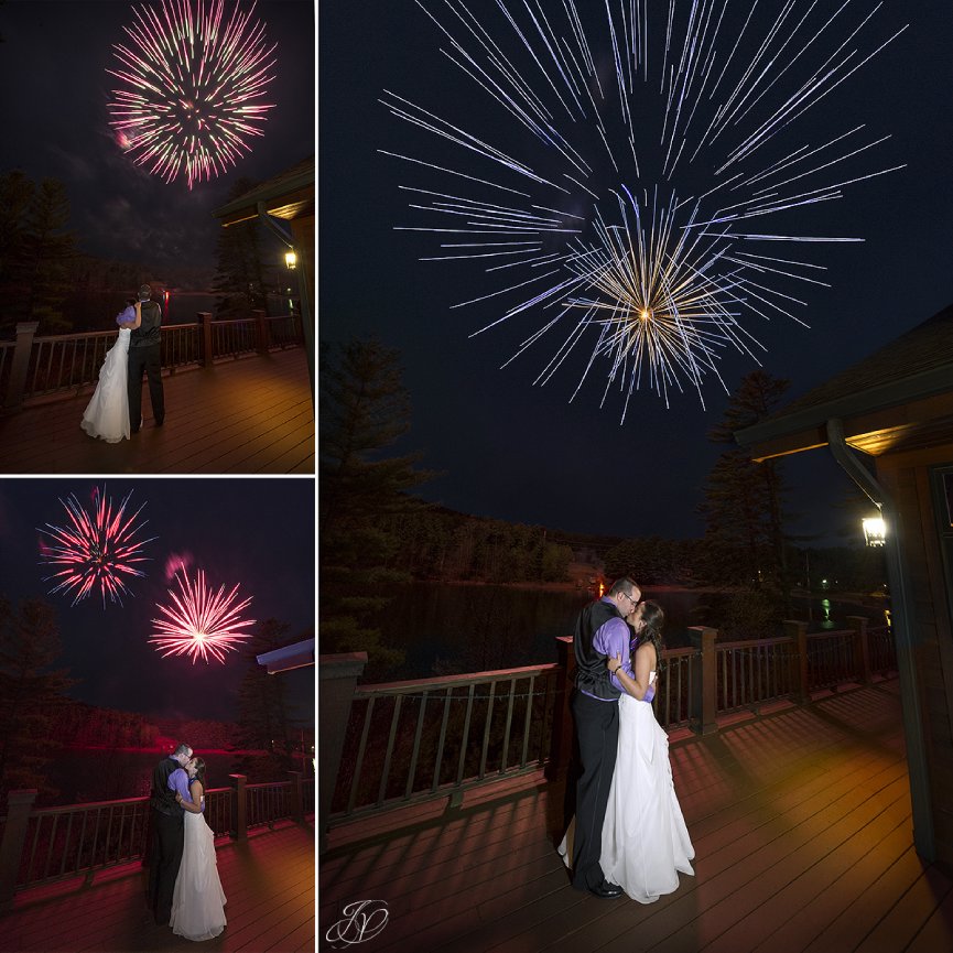fireworks at a wedding, unique wedding fireworks shot