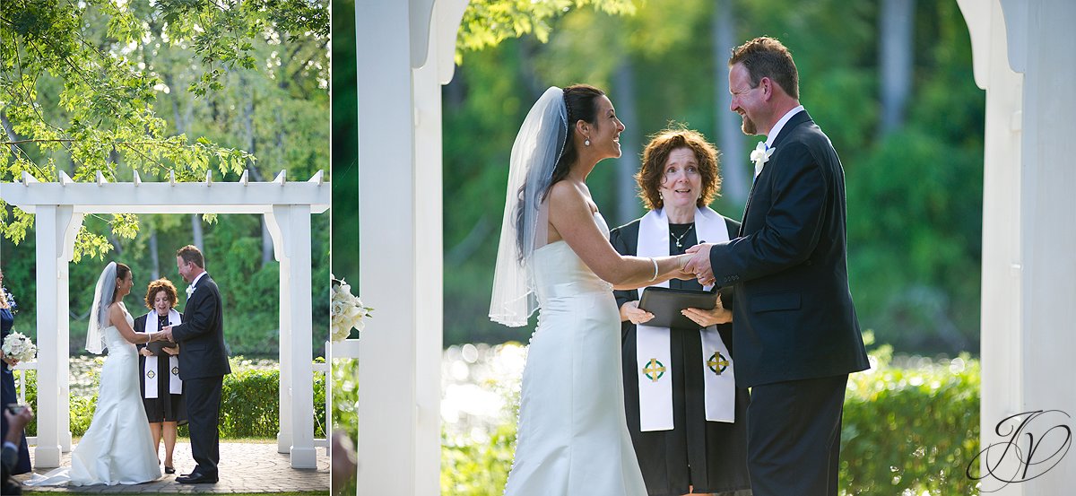 wedding ceremony photo, riverstone manor, schenectady wedding photographer