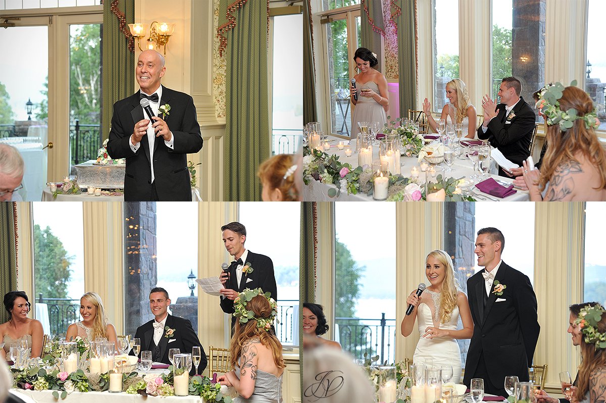 wedding reception toasts inn at erlowest