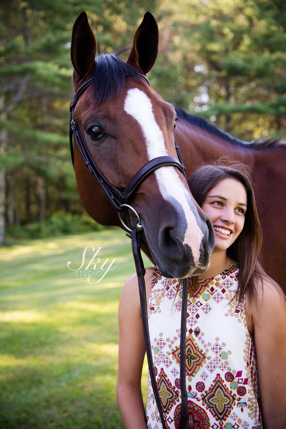 Girls and their Horses Sky Studio