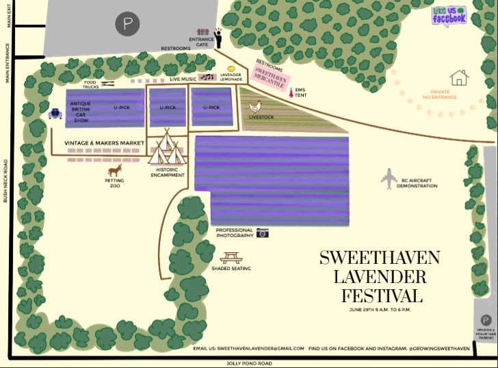 Sweethaven Lavender Farm Festival Maps Lindsey Lyons Photography