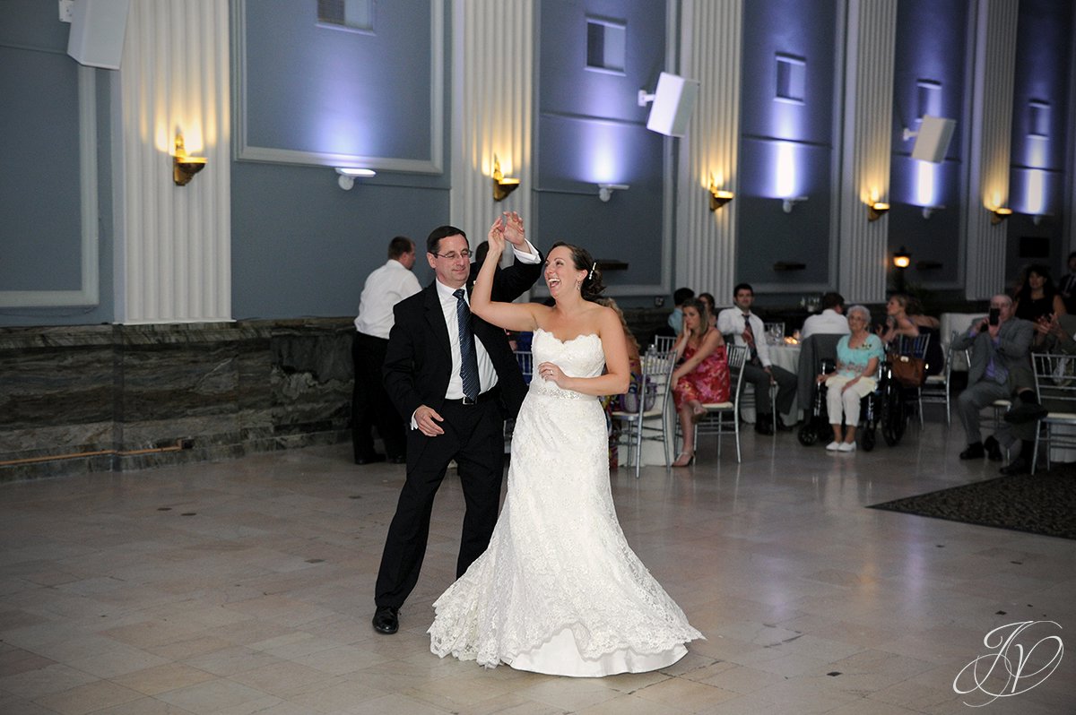 bride and father dance, father and bride dance, , Schenectady Wedding Photographer, Key Hall Proctors reception