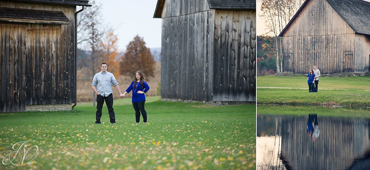 fall engagement photos, Albany Engagement Photographers, Historic Barns of Nipmoose, on location engagement session, outdoor engagement shoot