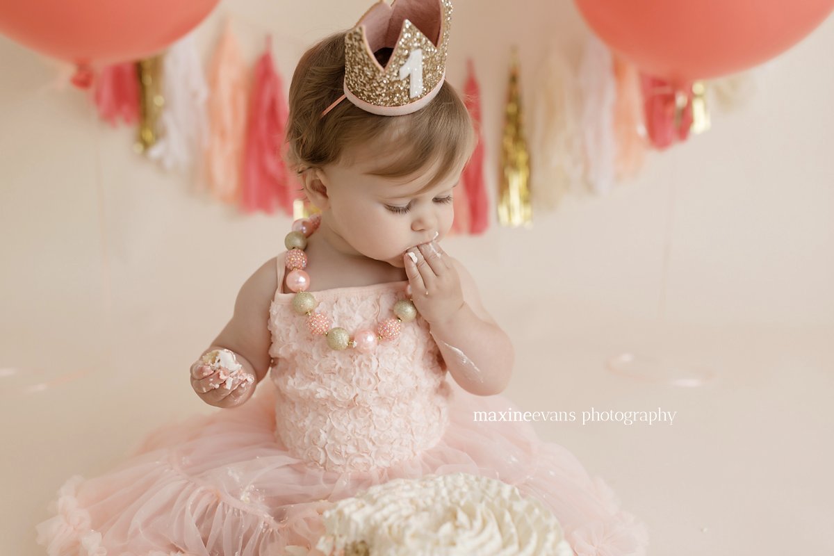 Smash Cake Photography Los Angeles Baby H