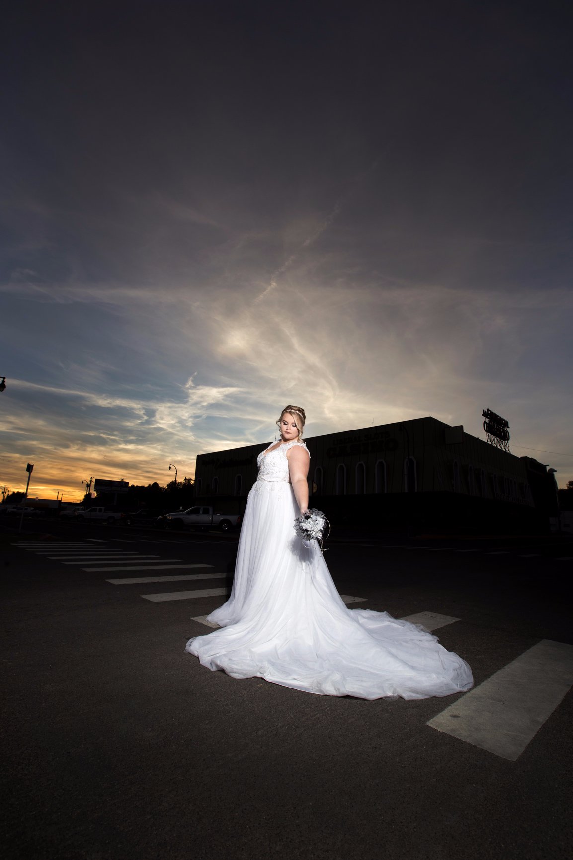 Downtown Elko Bridal Session
