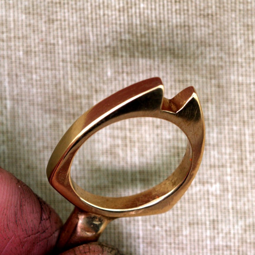 Size 5 Flat Wave Ring Pattern - DIY Castings