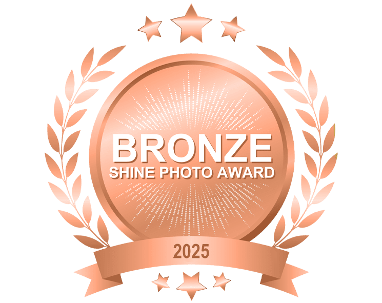Awarded Bronze for an s a schinsky photography image submission in Summer 2025 by the SHINE PHOTO AWARDS 26th Edition as a Virginia family photographer