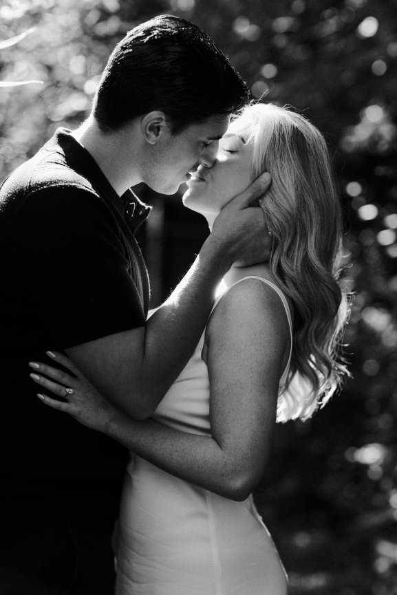 Engagement portrait session at Dawn Ranch, Northern California. Photographed by Studio J Photography