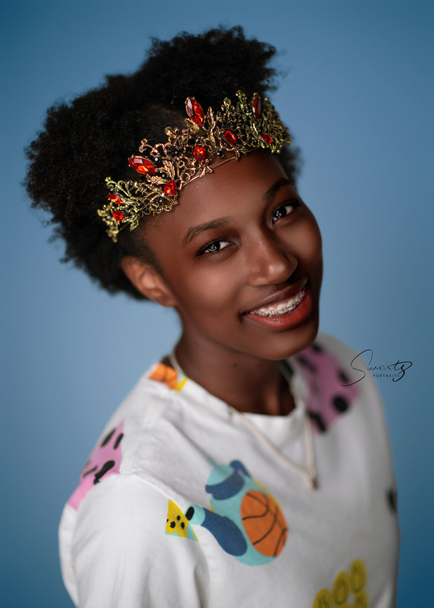 Fine art senior portrait, downtown Houston rooftop autumn light session by M.Photog.Cr. Ty Swartz, Swartz Portraits Greater Houston