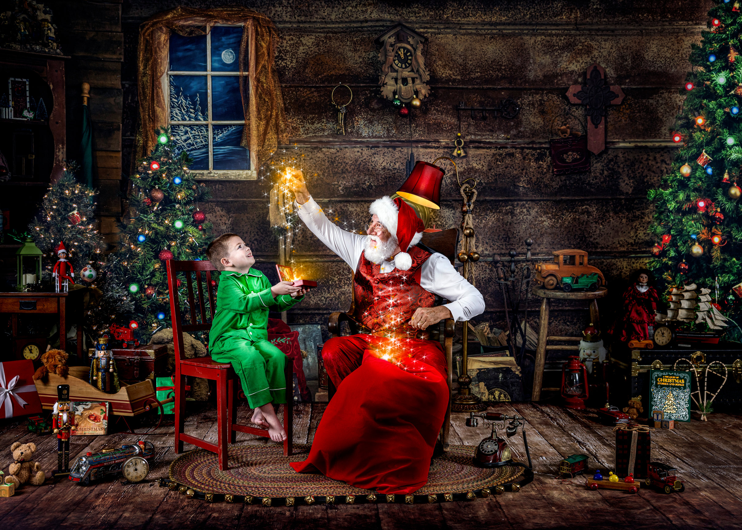 December 10 - Houston, Texas - Santa Experience Christmas Photoshoot