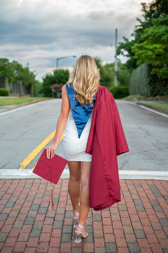 Graduation Cap & Gown - Southern Tradition Photography