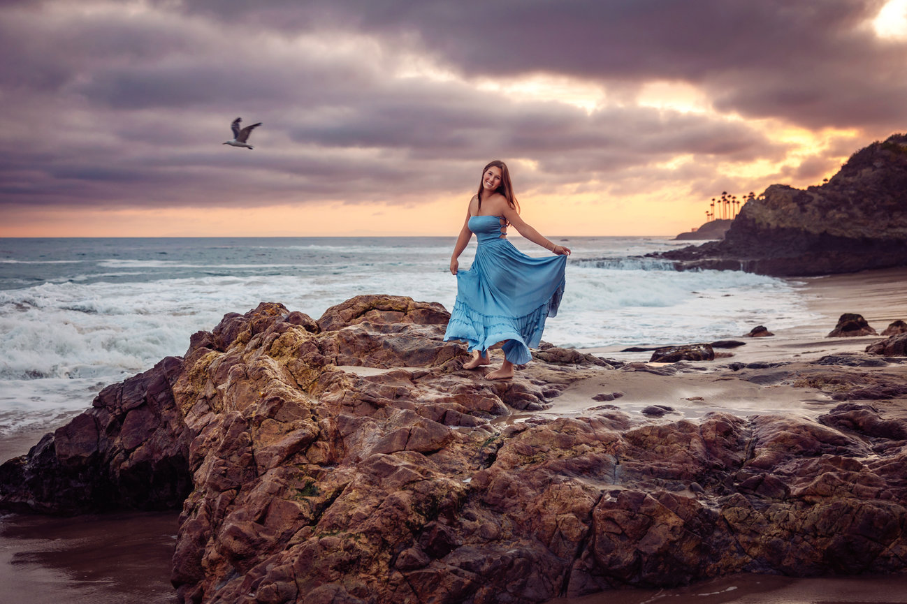 A GIRL FROM ALABAMA COMES TO LAGUNA BEACH FOR SENIOR PICTURES AND A FAST-PITCH SOFTBALL TOURNAMENT