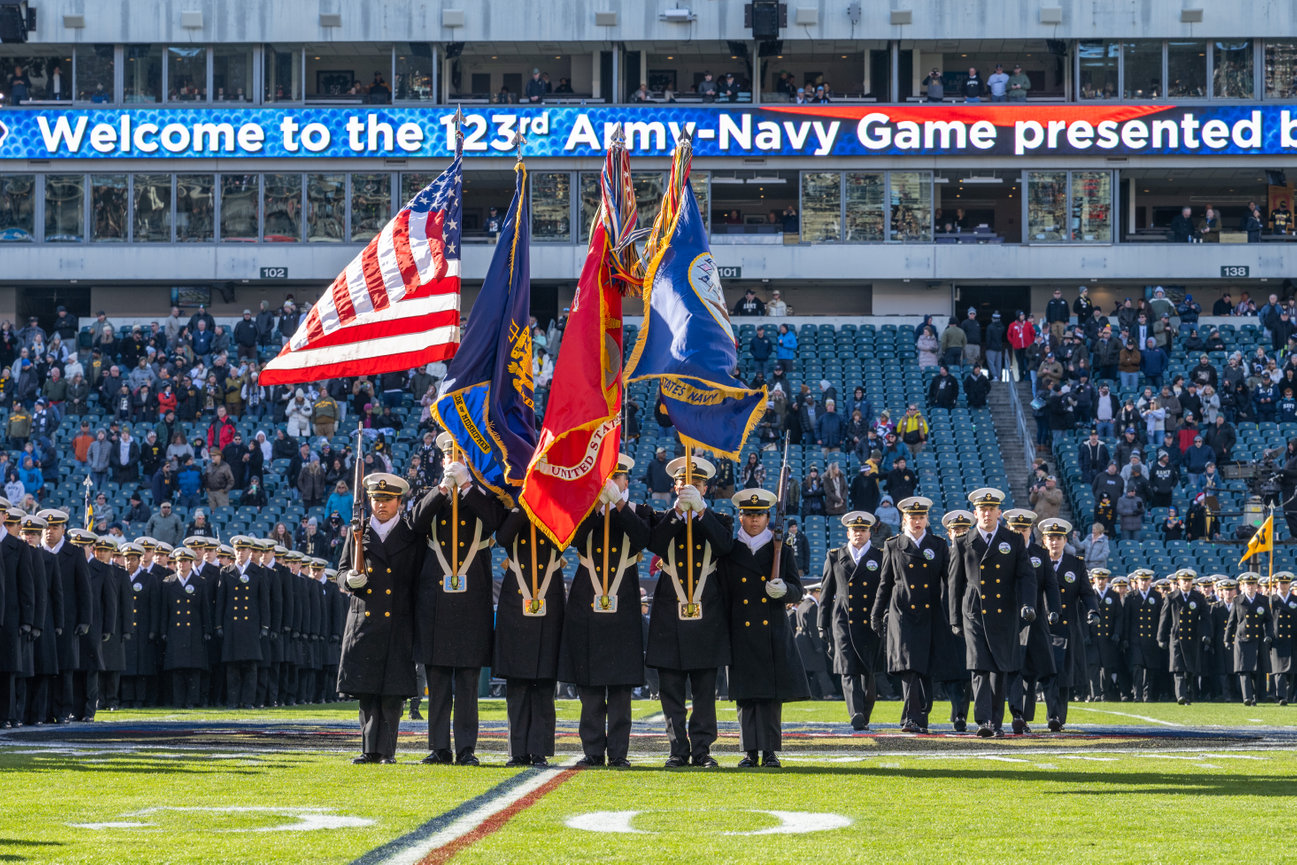 Army Navy Game USNA Brigade March on in 2022