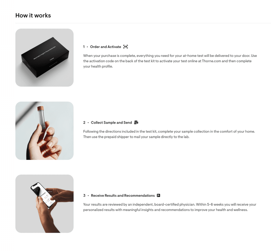 Gut Health Test with Microbiome Wipe BattleFit 720, Inc.