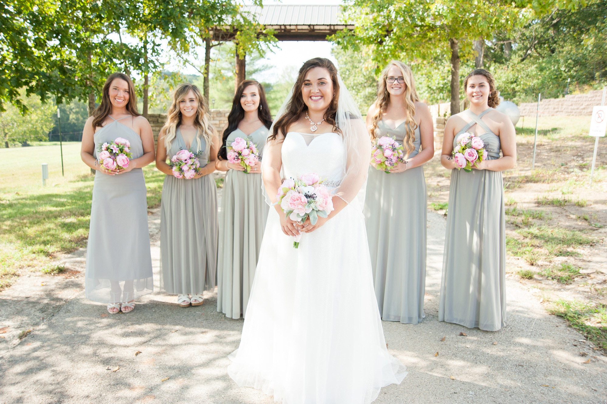 Branson Bride and bridesmaids