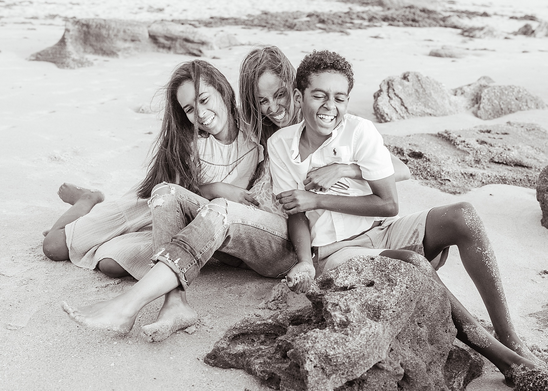 sunrise family session in st. augustine beach florida