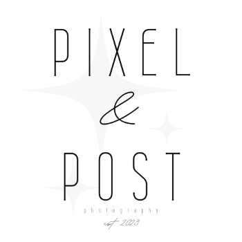 Pixel and Post Photography Logo
