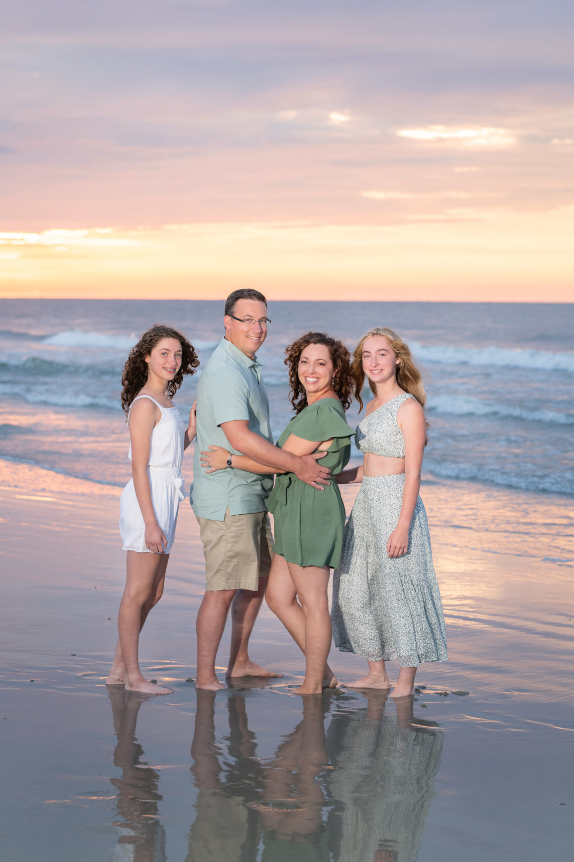 Myrtle Beach Family Portraits with Teenagers - Michele Coleman Photography