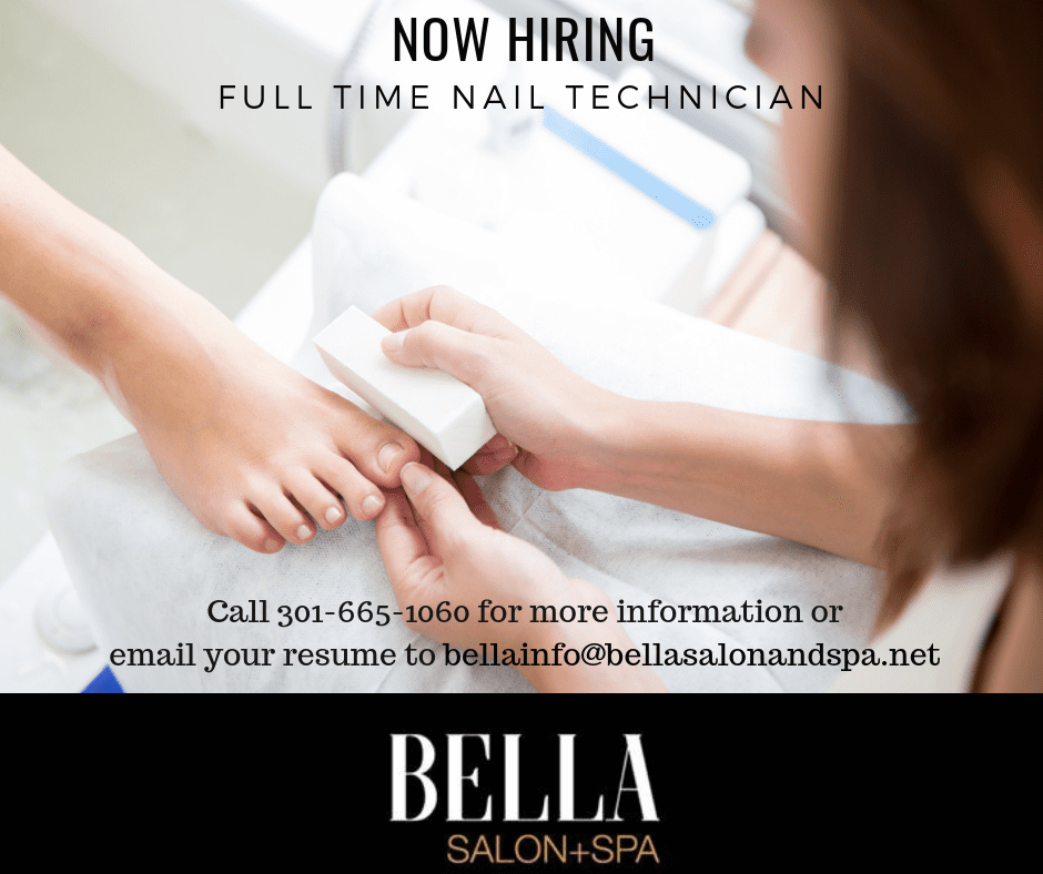 WE ARE HIRING! Bella Salon and Spa